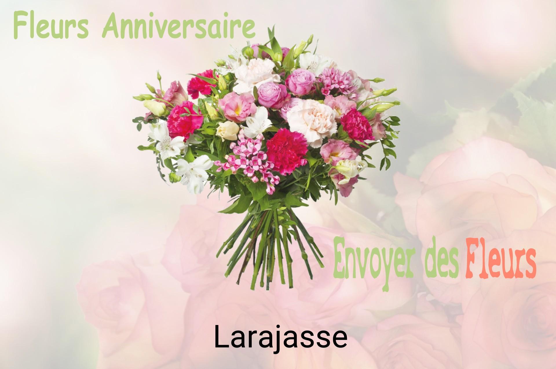Bouquet de fleurs d’anniversaire livré à Larajasse