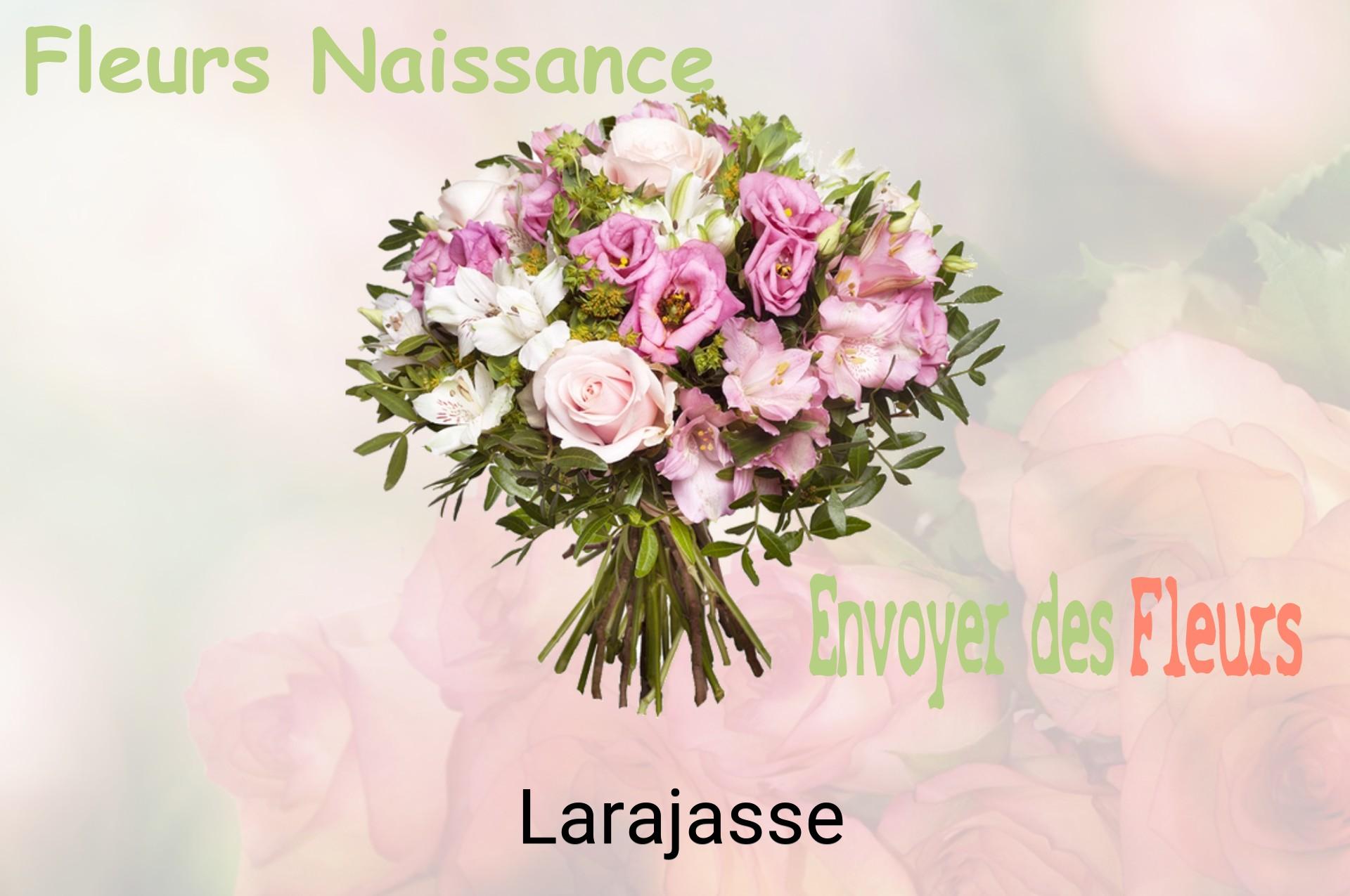 Bouquet de fleurs de naissance livré à Larajasse